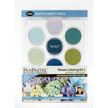 PanPastel, Susans Garden II, Blomster, 7 farver og værktøj